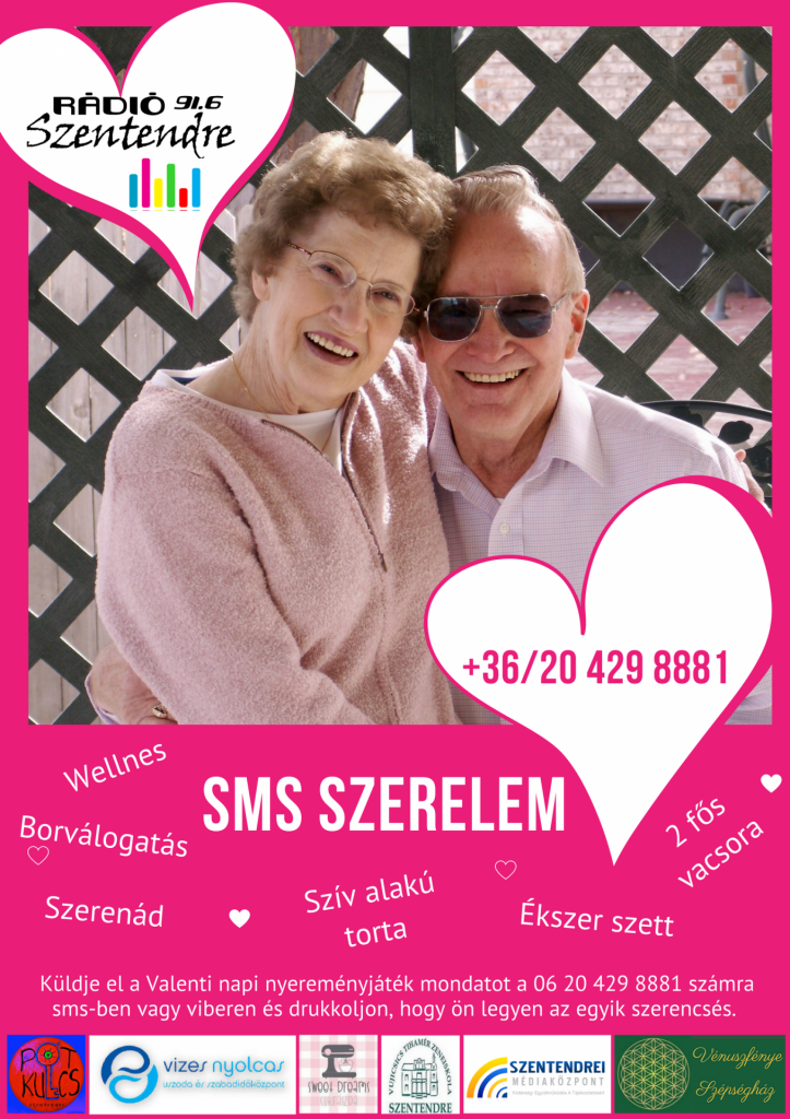  SMS szerelem - Valentin napi nyereményjáték a Szentendrei Médiaközponttal 