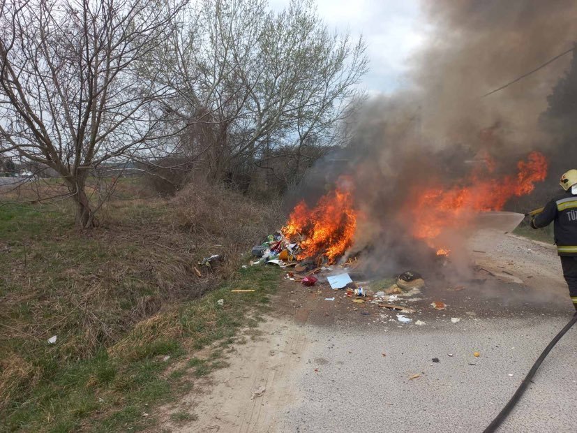 Tűzeset Budakalászon