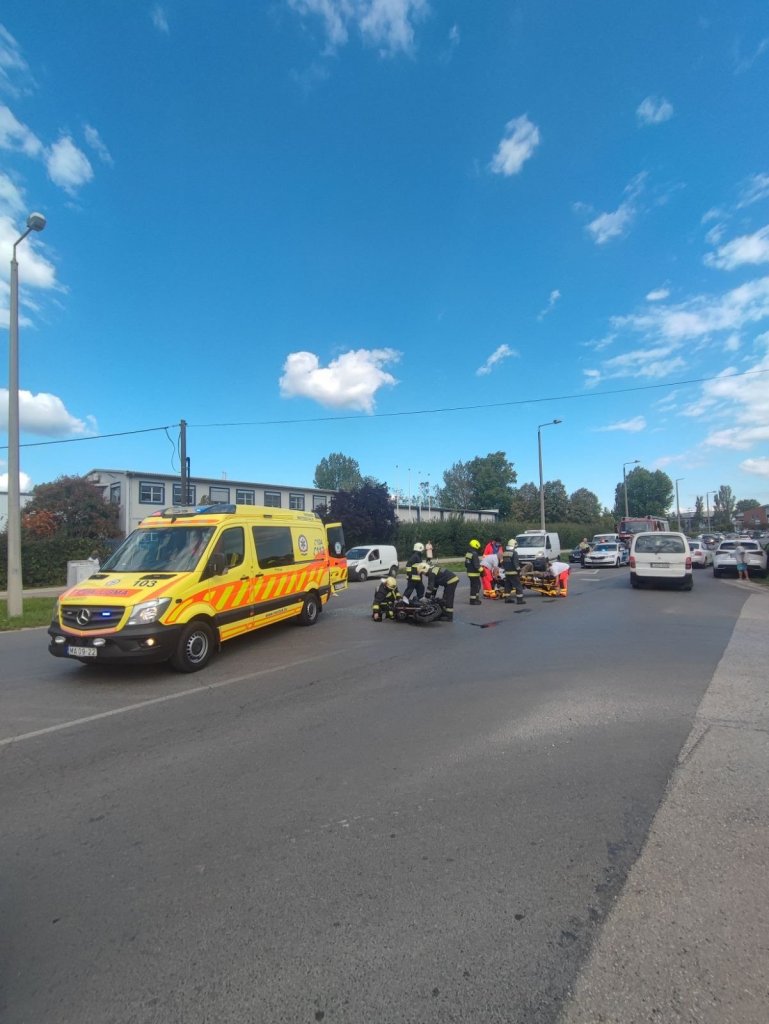 Baleset történt tegnap délután Szentendrén